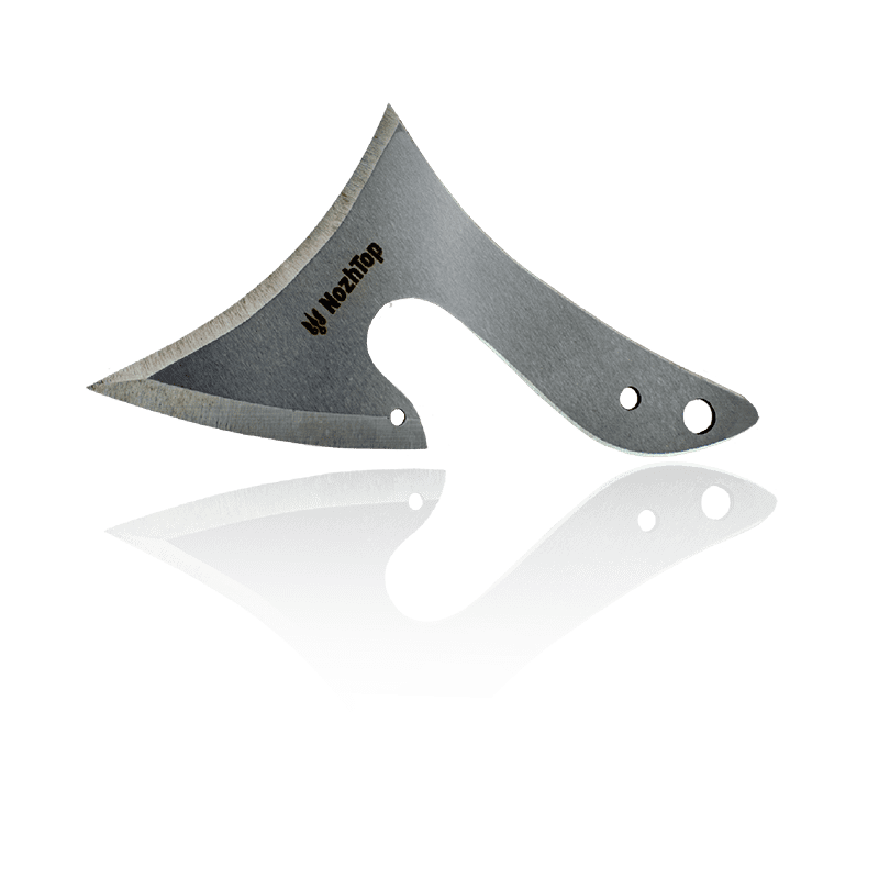 Mini Throwing Axe – Compact Rotational Hatchet, 7.87in (200mm), 270g, Carbon Steel by NozhTop