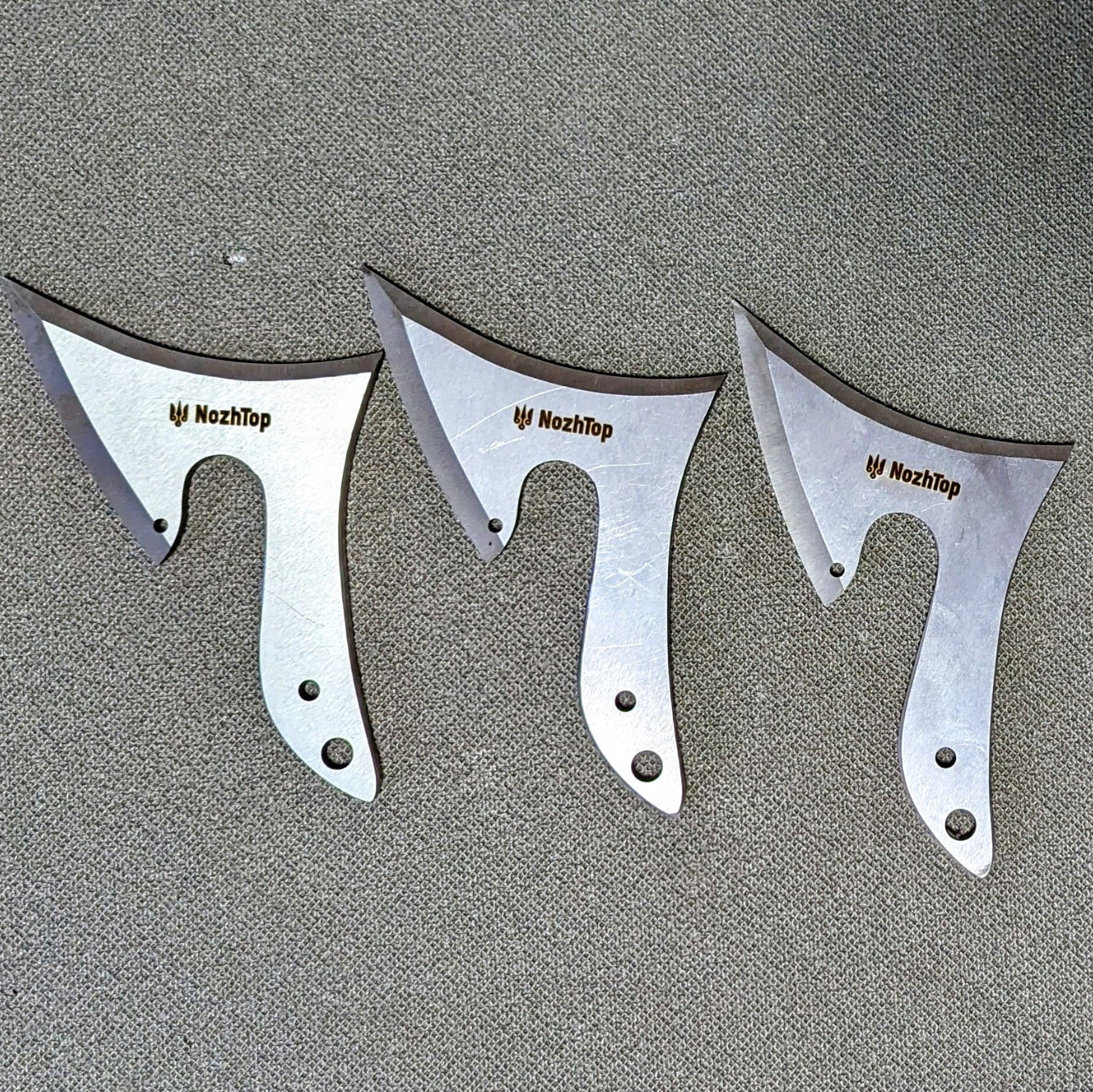 Mini Throwing Axe – Compact Rotational Hatchet, 7.87in (200mm), 270g, Carbon Steel by NozhTop - Image 2