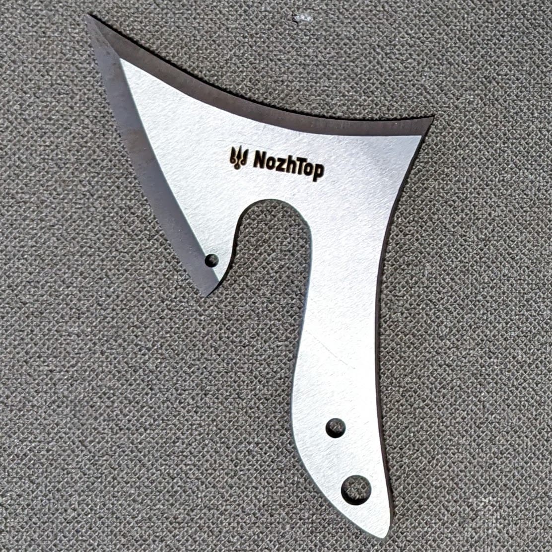 Mini Throwing Axe – Compact Rotational Hatchet, 7.87in (200mm), 270g, Carbon Steel by NozhTop - Image 3